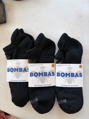 Bombas Black Women's Low-Cut No-Show Socks - 3 Pack